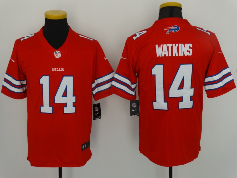 Men's Buffalo Bills Sammy Watkins #14 Red Game Jersey1