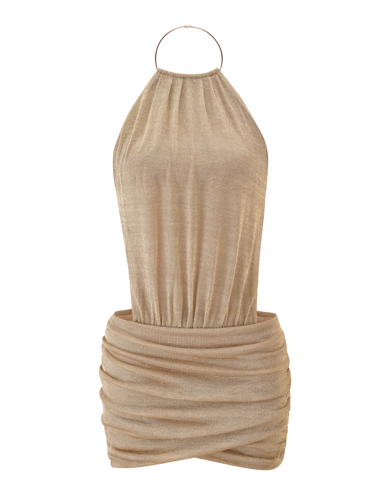 EVANNA MINI DRESS - GOLD