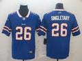 Men's Buffalo Bills Devin Singletary #26 Blue Game Player Jersey1