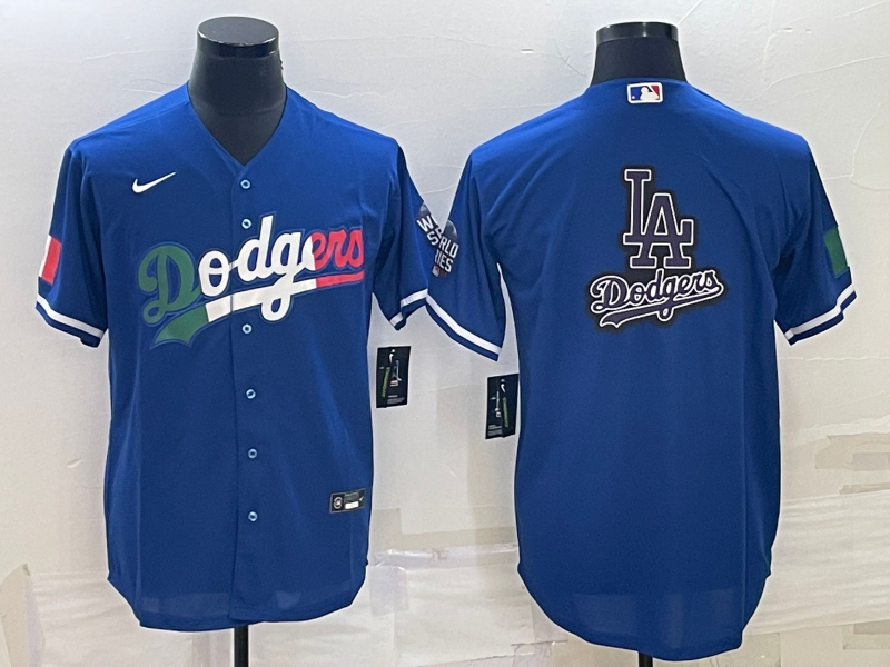 Men's Los Angeles Dodgers Blue Replica Baseball Jersey1