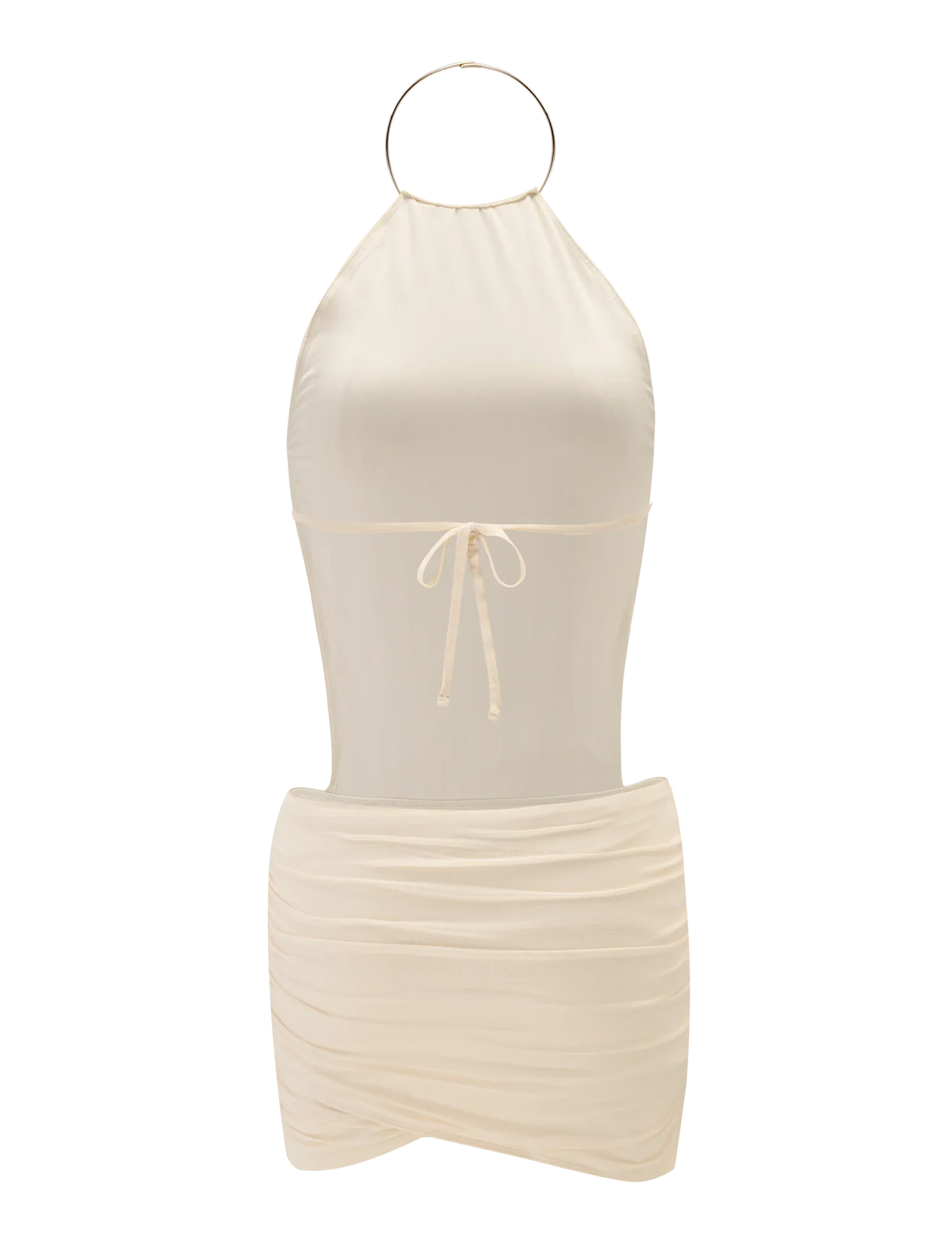 EVANNA MINI DRESS - IVORY