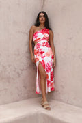 Flowers In Your Hair Maxi Dress Pink