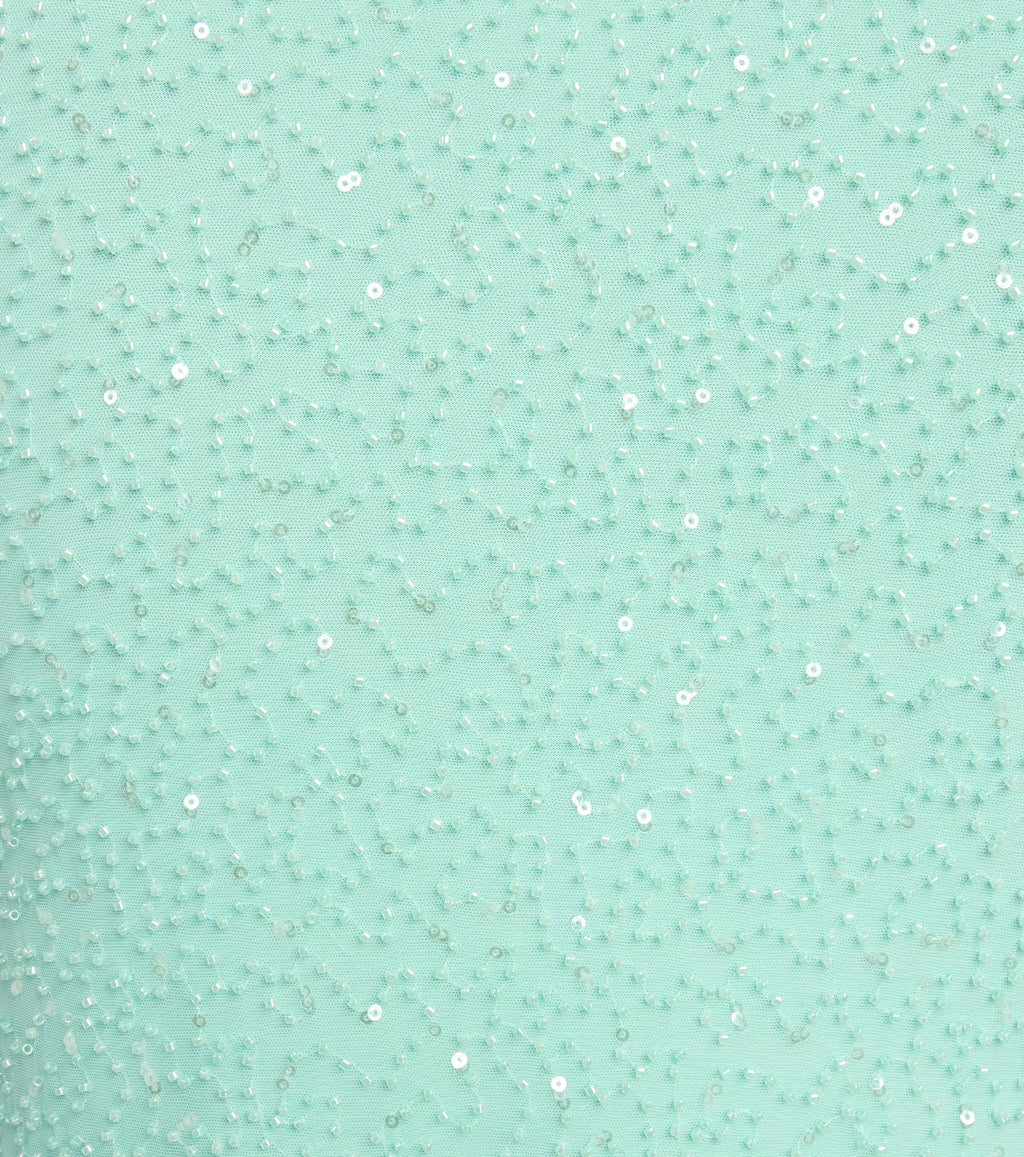 Meara Beaded Sequin Mermaid Formal Dress