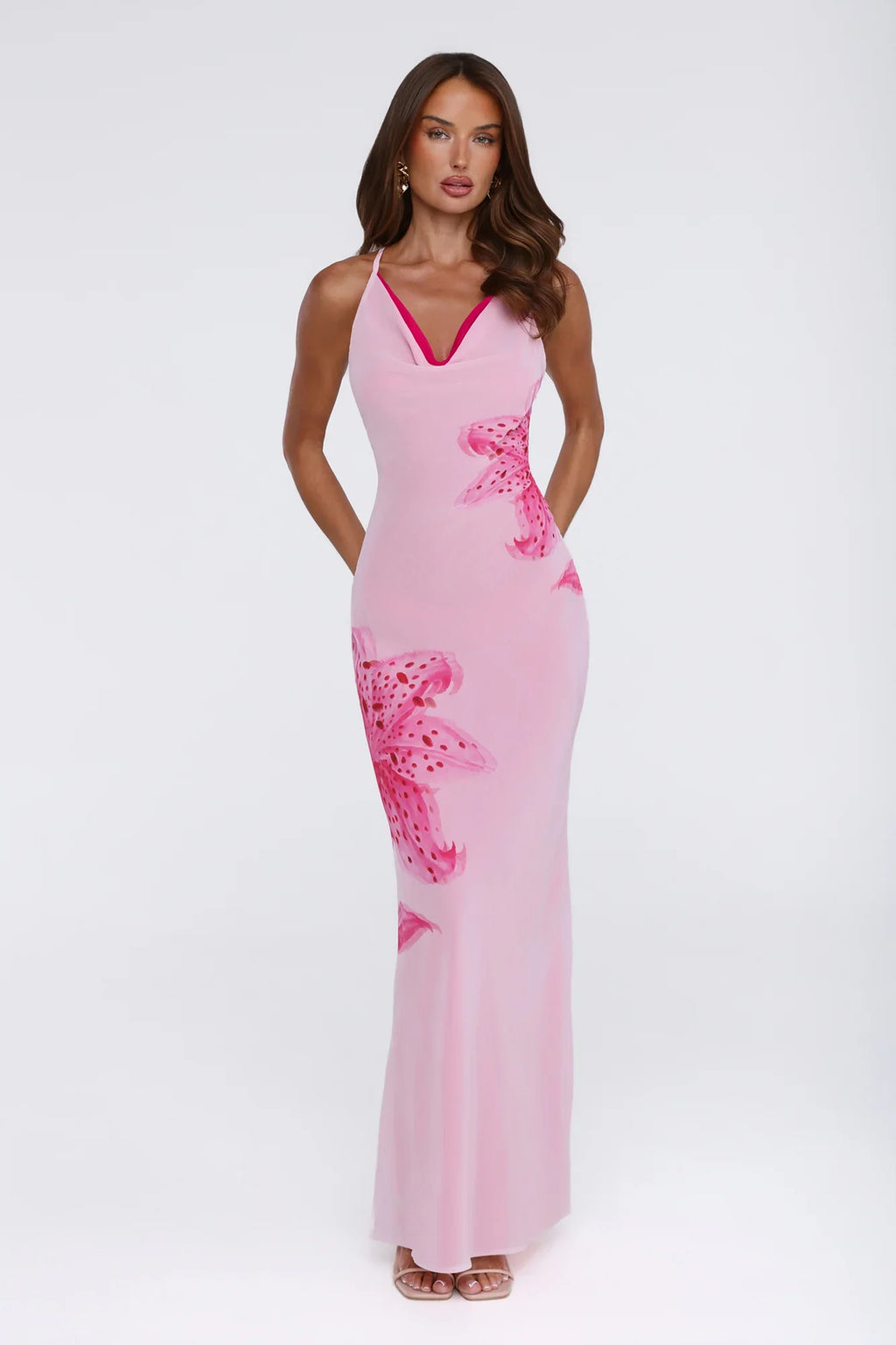 Lily Glowspell Maxi Dress Pink