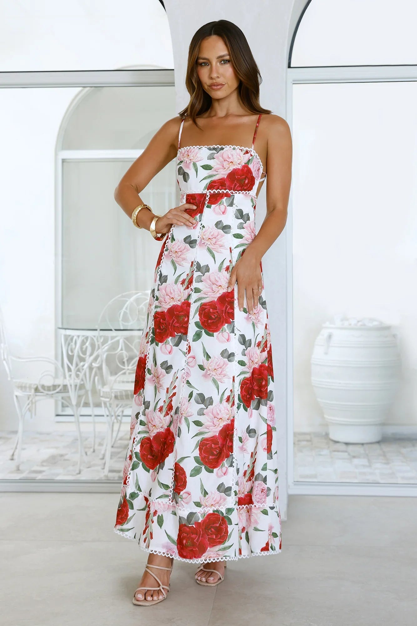 Softly Held Maxi Dress Floral