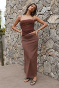 Belle Of The Ball Maxi Dress Brown