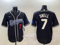 Men's Los Angeles Dodgers Blake Snell #7 Black Player Jersey