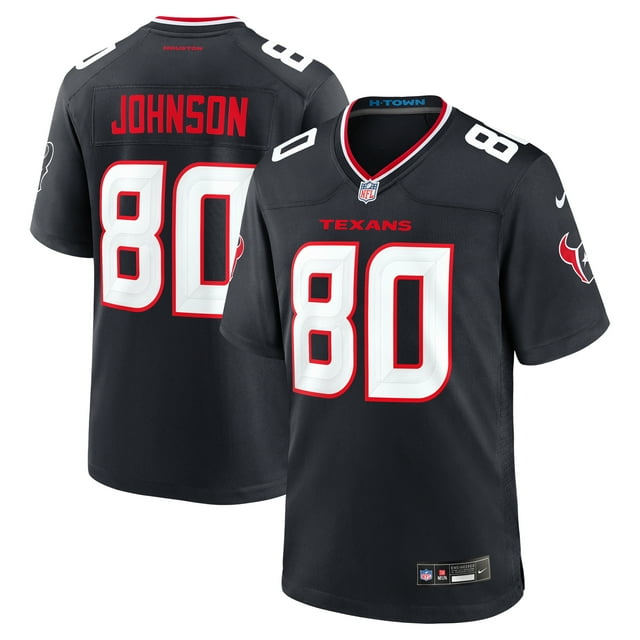 Men's Nike Andre Johnson Navy Houston Texans Team Retired Player Game Jersey