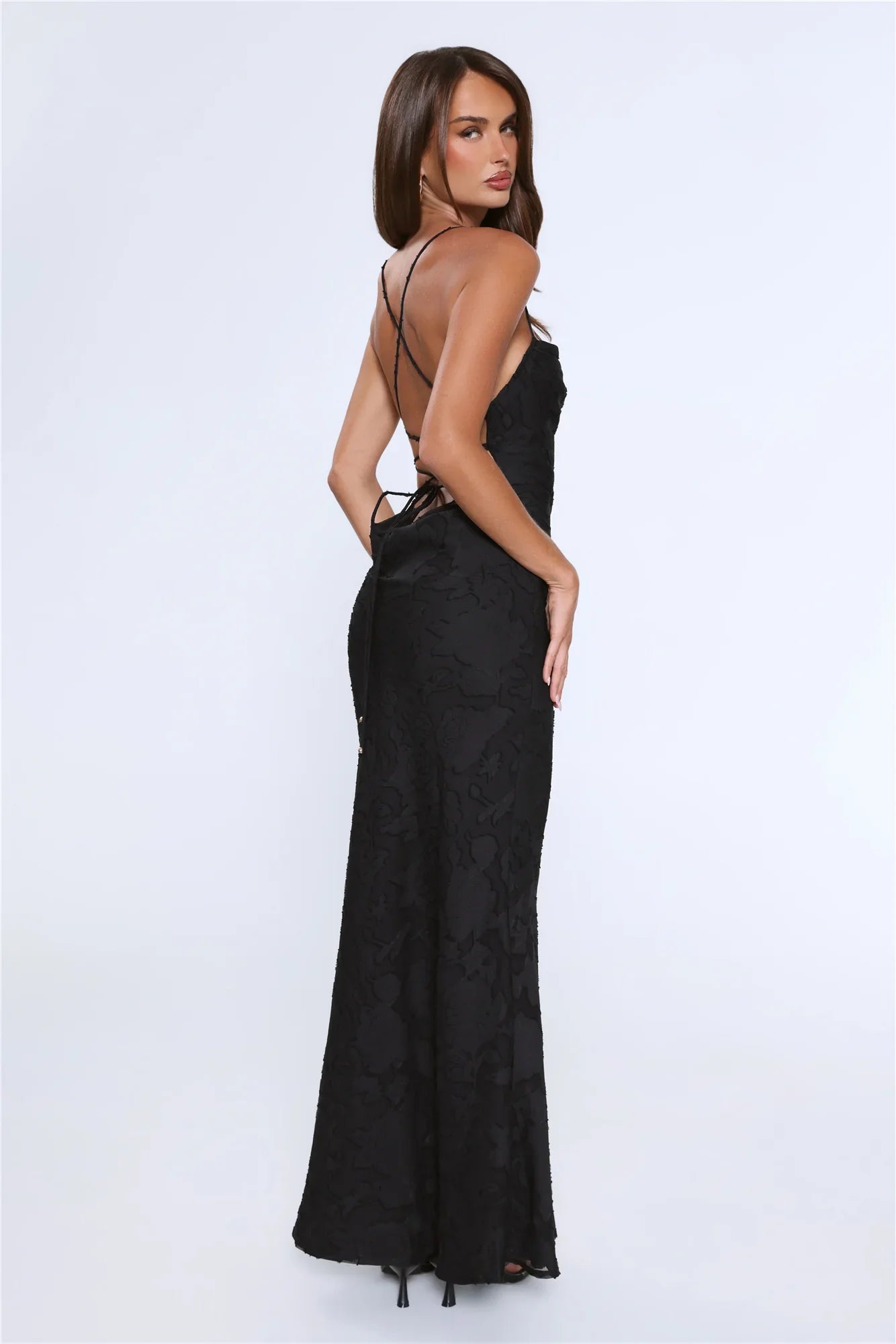 Bridge To Wonderland Maxi Dress  Black