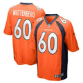 Luke Wattenberg Denver Broncos Nike Game   Jersey - Orange