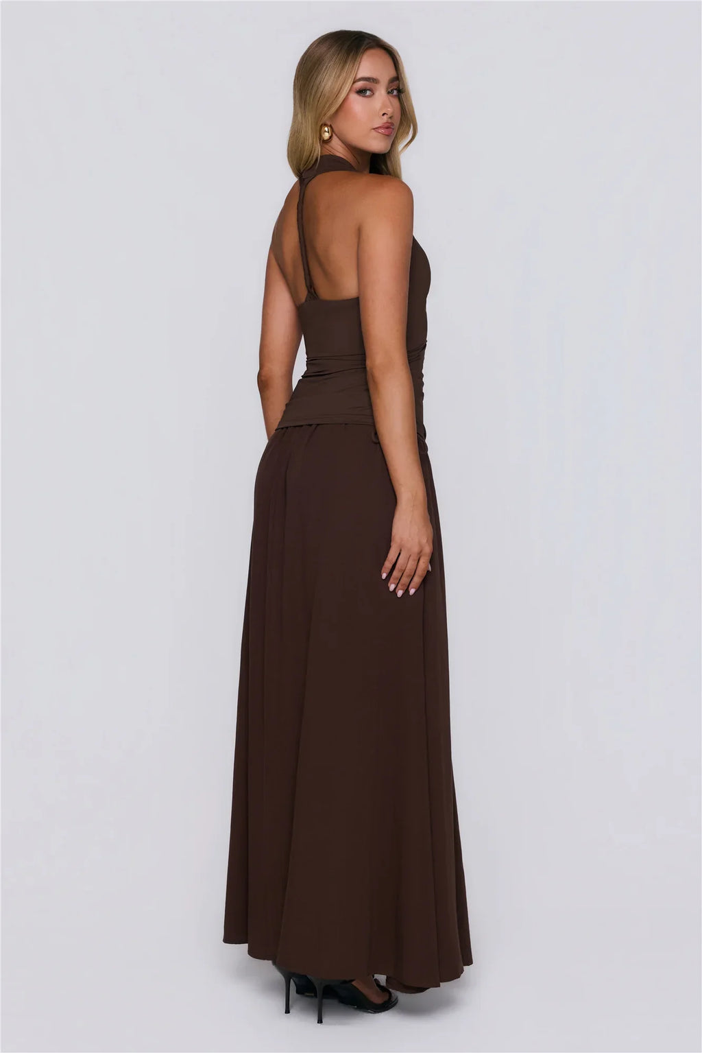 Studio Pretty Maxi Dress Brown
