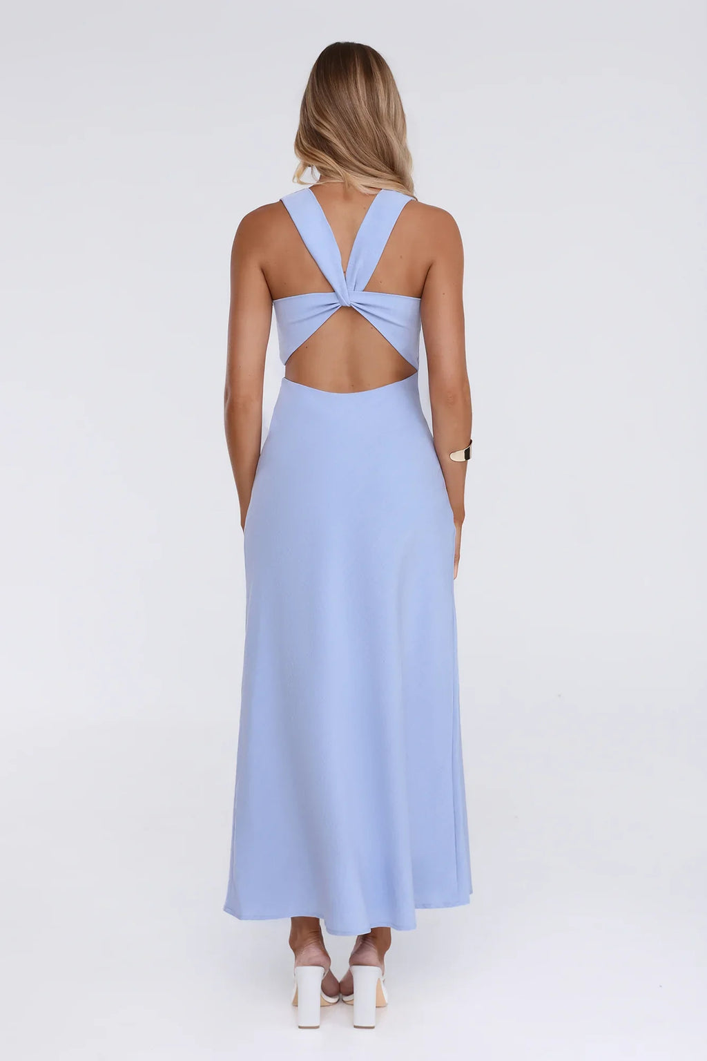 Sunshine Stroll Maxi Dress Blue