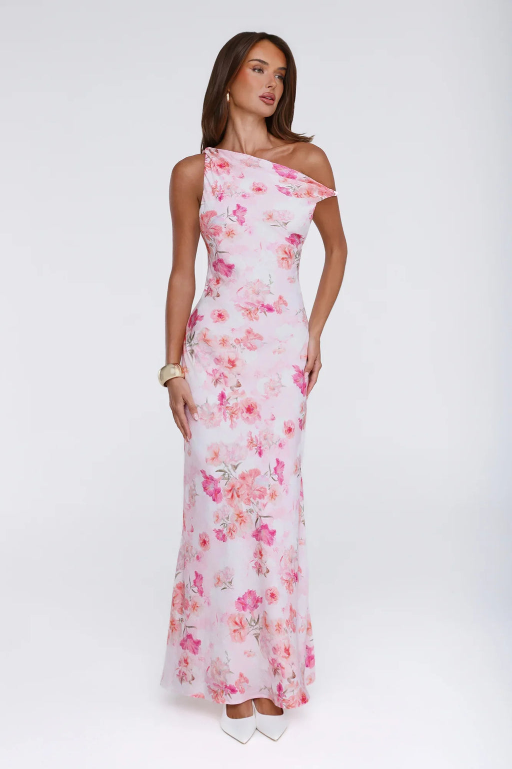 Flowers In the Sun Maxi Dress Pink