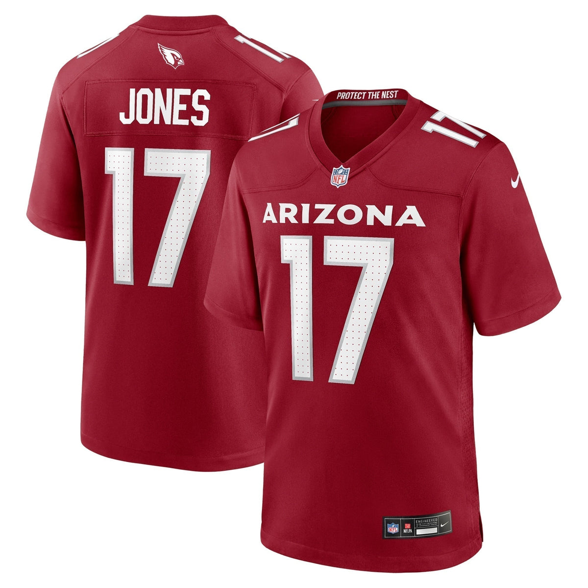 Zay Jones Arizona Cardinals Nike Team Game Jersey -  Cardinal